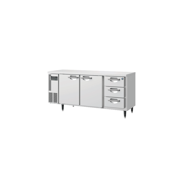 RT-186MC-S-3D Undercounter 2 Door + 3 Drawer Freezer