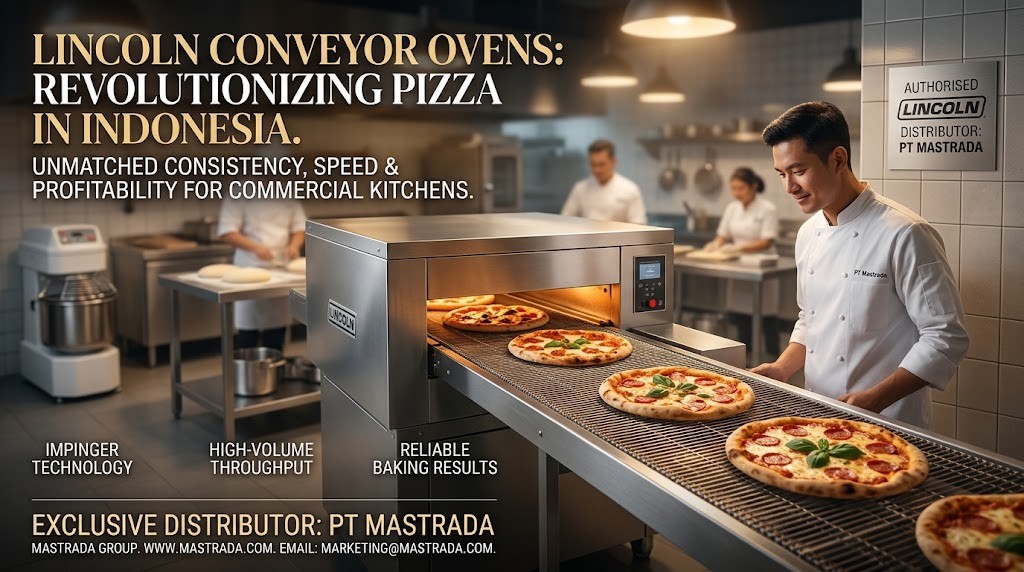 Lincoln Conveyor Oven di Indonesia untuk Dapur Pizza Komersial